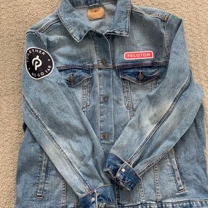 Unique Peloton Oversized Jean Jacket